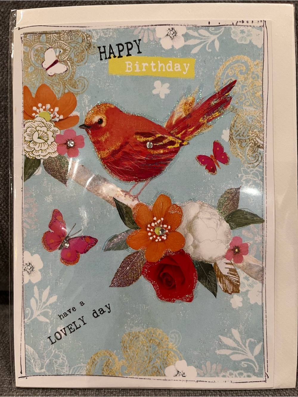 New Birthday Card With Envelope Inside